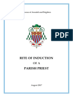 Rite of Induction: Diocese of Arundel and Brighton