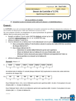 Devoir de Contrôle N°2 TP Corrigé Algo 2019 2020 (Ahmed Noureddine) (Lycée Garçon Sousse)