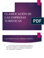 Tipos de Empresas Turisticas