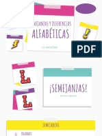 Semejanzas y Diferencias Alfabéticas