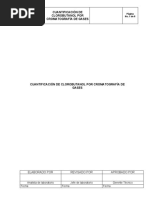 Cuantificación de Clorobutanol Por Cromatografía de Gases: Elaborado Por Revisado Por Aprobado Por