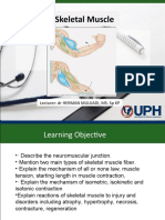 Skeletal Muscle: Lecturer: DR HERMAN MULIJADI, MS. SP KP