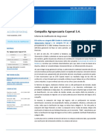 Compañía Agropecuaria Copeval S.A.: Acción de Rating