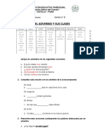 El Adverbio Ficha de Trabajo Tarewa 1