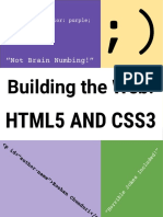 Building The Web HTML5 and CSS3