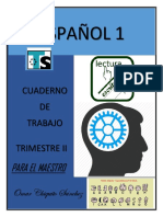 1o 2T MAESTRO ESPAÑOL CUADERNILLO DE ACTIVIDADES - Secundaria