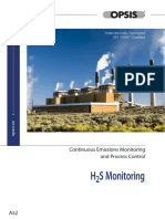 H S Monitoring: Continuous Emissions Monitoring and Process Control