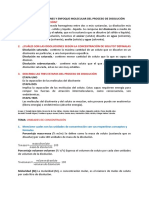 Tipos de Disoluciones y Enfoque Molecular Del Proceso de Disolución