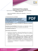 Guía de Actividades y Rúbrica de Evaluación - Unidad 3 - Escenario 3 - Relaciónate