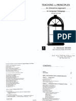 BROWN 2001 Teaching by Principles. An Interactive Approach To Language Pedagogy. Longman. New Y