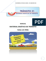 Material Didático de Trânsito Aulas em Slide