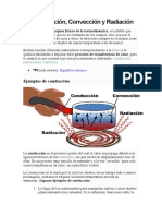 Conducción, Conveccion y Radiacion