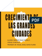 Crecimiento de Las Grandes Ciudades