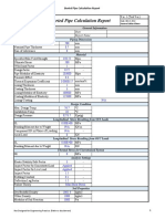 Buried Pipe Calculation Report: Title Name Date Report Name