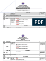 Department of Education: Weekly Home Learning Plan