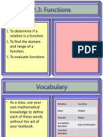 Intro To Functions - Domain and Range