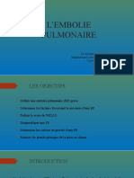 Embolie Pulmonaire Cours DCEM3