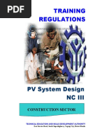 TR - PV System Design NC III