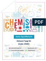 Ionic Equilibrium: Ashwani Tyagi Sir (Code: ATJEE)