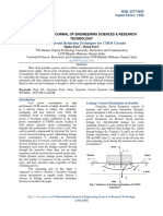 Ijesrt: Leakage Current Reduction Techniques For CMOS Circuits