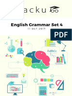 CAT English Grammar Set-4 PDF