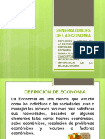 Generalidades de La Economia