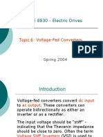 ECE 8830 - Electric Drives: Topic 6: Voltage-Fed Converters