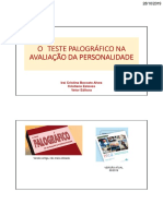 O Teste Palográfico Na o Teste Palográfico Na Avaliação Da Personalidade