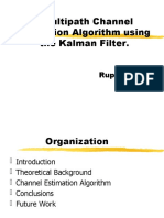 Channel Estimation Using Kalman Filter