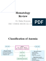 Hematology Review: Dr. Baher Krayem Imc-Emek Medical Center