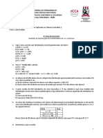 Lista 4 - Estatística 4 Modelos Contínuos