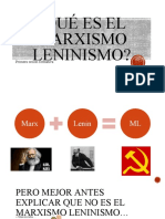 Que Es El Marxismo Leninismo