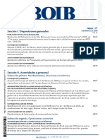 Núm. 17 Sección I. Disposiciones Generales: Subsección Primera. Nombramientos, Situaciones e Incidencias