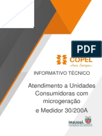 Informativo Técnico - Microgeração Com Medidor 30-200A