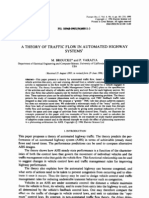 A Theory of Traffic Flow in Automated Highway Systems'