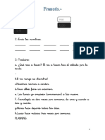 Frances Examen 6 Primaria