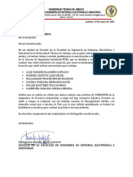 Solicitud para Realizar Practica de Fundición