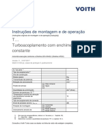 Instruções de Montagem e de Operação: T Turboacoplamento Com Enchimento Constante