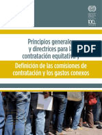 Principios Generales y Directrices para La Contratacion Equitativa