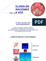 Fisiopatologia de La Voz