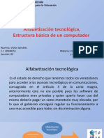 Alfabetización Tecnológica, Estructura Básica de Un Computador