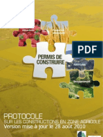 Protocole Permis de Construire en Zone Agricole