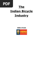 Indian Bicycle Industry - Hero Cycles