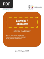 Actividad 7. - Lubricantes