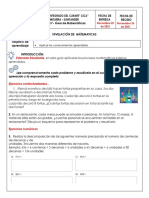 GUÍA NIVELACIÓN DE MATEMÁTICAS Grado Tercero