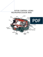 DC Motor Control Using 8085