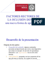 Factores Rectores de La Oclusión