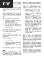 NOTES (Pneumonia & Lobectomy)