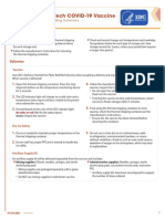 Pfizer Storage Summary