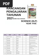 RPT Science DLP Year 5 2021